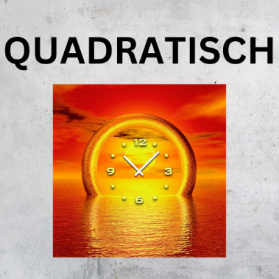 Wanduhren Quadratisch