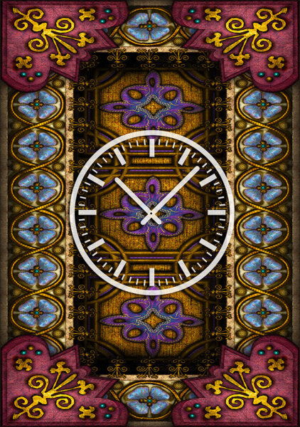 3834 Dixtime Designer Wanduhr, Wanduhren, Moderne Wohnraumuhr