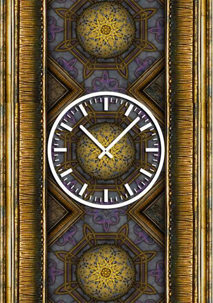 3836 Dixtime Designer Wanduhr, Wanduhren, Moderne Wohnraumuhr