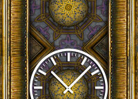 3836 Dixtime Designer Wanduhr, Wanduhren, Moderne Wohnraumuhr