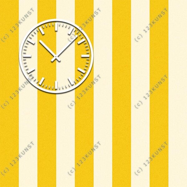 3845 Dixtime Designer Wanduhr, Wanduhren, Moderne Wohnraumuhr