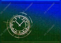 3854 Dixtime Designer Wanduhr, Wanduhren, Moderne...