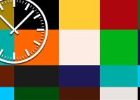 3970 Dixtime Designer Wanduhr, Wanduhren, Moderne Wohnraumuhr
