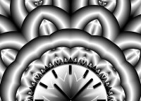 4066 Dixtime Designer Wanduhr, Wanduhren, Moderne Wohnraumuhr