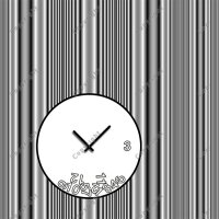 4079 Dixtime Designer Wanduhr, Wanduhren, Moderne...