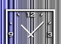 4173 Dixtime Designer Wanduhr, Wanduhren, Moderne Wohnraumuhr