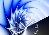 4209 Dixtime Designer Wanduhr, Wanduhren, Wohnraumuhr