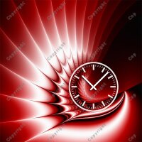 4219 Dixtime Designer Wanduhr, Wanduhren, Moderne...