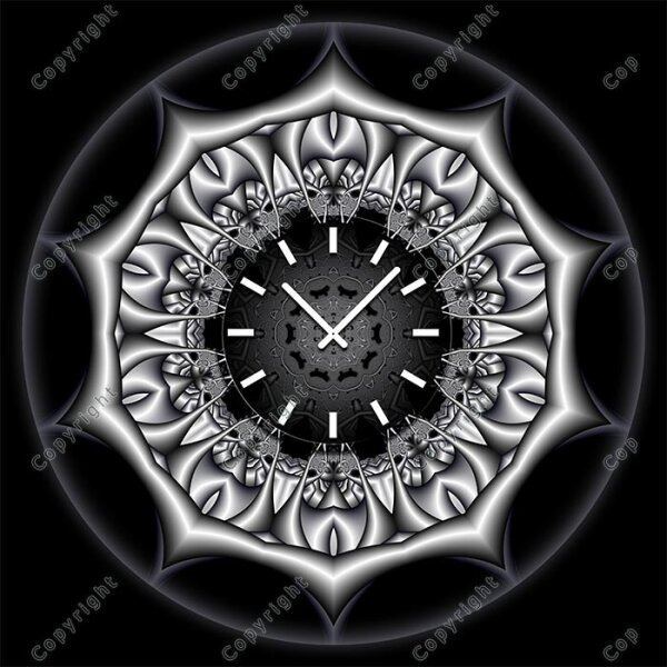 4314 Dixtime Designer Wanduhr, Wanduhren, Moderne Wohnraumuhr