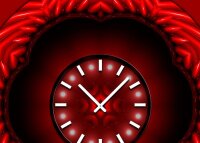 4317 Dixtime Designer Wanduhr, Wanduhren, Moderne Wohnraumuhr