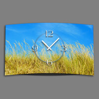 Digital Designer Art Wildwiese Designer Wanduhr abstrakt modernes Wanduhren Design leise kein ticken DIXTIME 3D-0422