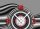 4474 Dixtime Designer Wanduhr, 3-Teiler, Wanduhren, Moderne Wohnraumuhr