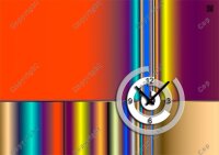 5014 Dixtime Designer Wanduhr, Wanduhren, Moderne Wohnraumuhr
