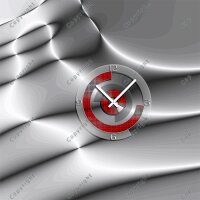 5033 Dixtime Designer Wanduhr, Wanduhren, Moderne...