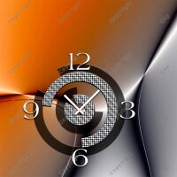 5037 Dixtime Designer Wanduhr, Wanduhren, Moderne...