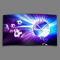 Digital Designer Art Soccer Designer Wanduhr abstrakt...