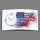 Digital Designer Art American Dream Designer Wanduhr modernes Wanduhren Design leise kein ticken DIXTIME 3D-0376