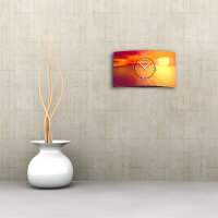 Digital Designer Art Sunset Designer Wanduhr modernes...