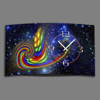 Digital Designer Art psycodelic night Designer Wanduhr...