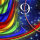 Digital Designer Art psycodelic night Designer Wanduhr modernes Wanduhren Design leise kein ticken DIXTIME 3D-0357