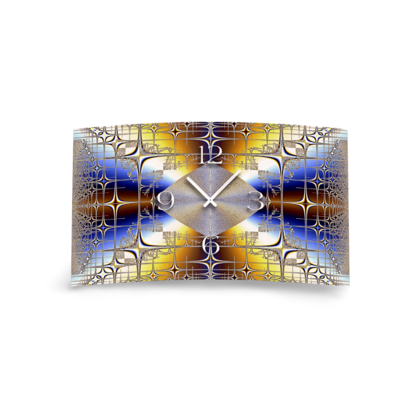 Digital Designer Art psycodelic Designer Wanduhr modernes Wanduhren Design leise kein ticken DIXTIME 3D-0356