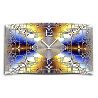 Digital Designer Art psycodelic Designer Wanduhr modernes Wanduhren Design leise kein ticken DIXTIME 3D-0356