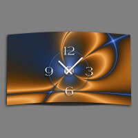 Digital Designer Art abstrakt  Designer Wanduhr modernes Wanduhren Design leise kein ticken DIXTIME 3D-0350