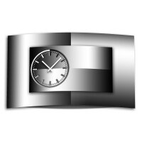 Digital Designer Art sw Designer Wanduhr modernes Wanduhren Design leise kein ticken DIXTIME 3D-0341