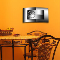 Digital Designer Art sw Designer Wanduhr modernes Wanduhren Design leise kein ticken DIXTIME 3D-0341