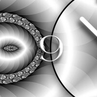 Digital Art sw Designer Wanduhr modernes Wanduhren Design leise kein ticken DIXTIME 3D-0335