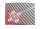Wanduhr XXL 3D Optik Dixtime modern Streifen rot 50x70 cm leises Uhrwerk GR-034