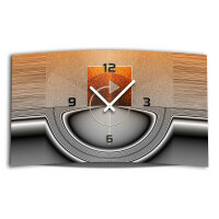 Abstrakt metallic Designer Wanduhr modernes Wanduhren...