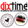 Abstrakt braun Designer Wanduhr modernes Wanduhren Design leise kein ticken dixtime 3D-0327