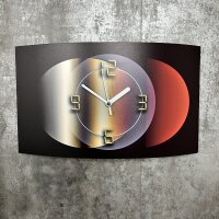 Abstrakt Designer Wanduhr modernes Wanduhren Design leise kein ticken DIXTIME 3D-0325