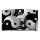 Motiv Yin Yang Designer Wanduhr modernes Wanduhren Design leise kein ticken DIXTIME 3D-0321