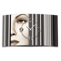 Digital Art Frau Designer Wanduhr modernes Wanduhren...