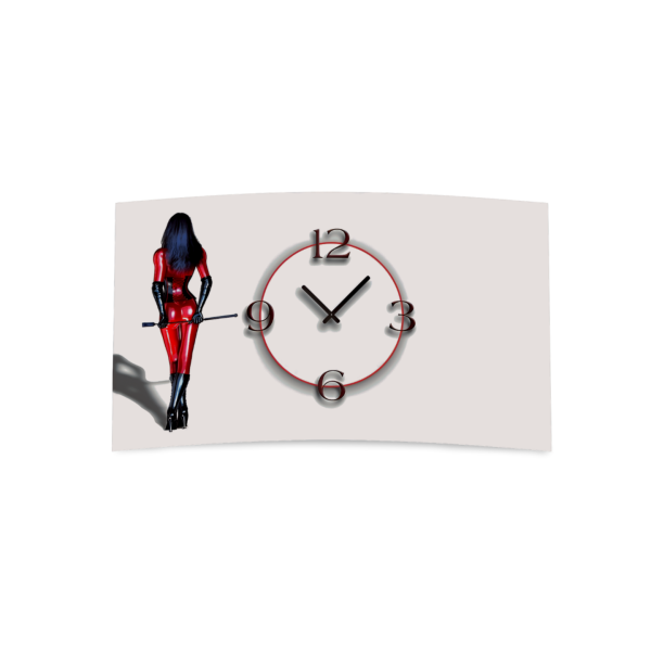 Motiv Domina SM Designer Wanduhr modernes Wanduhren Design leise kein ticken DIXTIME 3D-0316