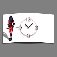 Motiv Domina SM Designer Wanduhr modernes Wanduhren...
