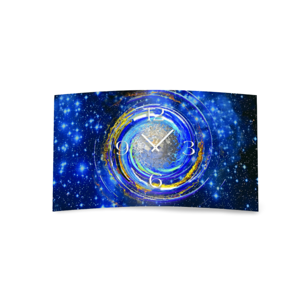 Galaxy Weltall Designer Wanduhr modernes Wanduhren Design leise kein ticken DIXTIME 3D-0314