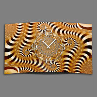 Abstrakt Designer Wanduhr modernes Wanduhren Design leise kein ticken DIXTIME 3D-0302