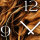 Animalprint  Fell Designer Wanduhr modernes Wanduhren Design leise kein ticken DIXTIME 3D-0292