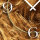 Animalprint Fell Designer Wanduhr modernes Wanduhren Design leise kein ticken DIXTIME 3D-0291