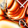 Digital orange rot Designer Wanduhr modernes Wanduhren Design leise kein ticken DIXTIME 3D-0270