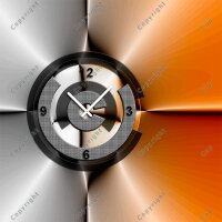 5035 Dixtime Designer Wanduhr, Wanduhren, Moderne...