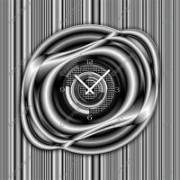 5028 Dixtime Designer Wanduhr, Wanduhren, Moderne...