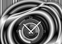 5028 Dixtime Designer Wanduhr, Wanduhren, Moderne Wohnraumuhr