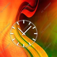 3424 Dixtime Designer Wanduhr, Wanduhren, Moderne...