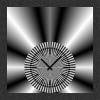 3073 Dixtime Designer Wanduhr, Wanduhren, Moderne...