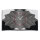 Abstrakt digital star grau Designer Wanduhr modernes Wanduhren Design leise kein ticken DIXTIME 3D-0257