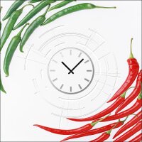 4162 Dixtime Designer Wanduhr, Wanduhren, Moderne...